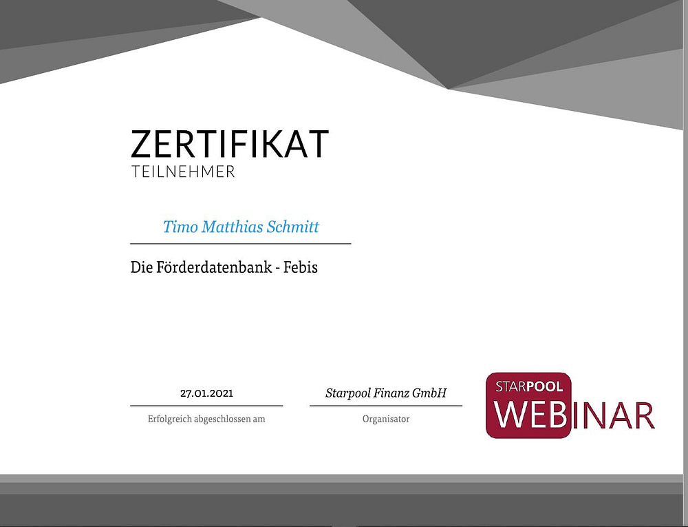 Förderdatenbank Febis