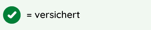 versichert