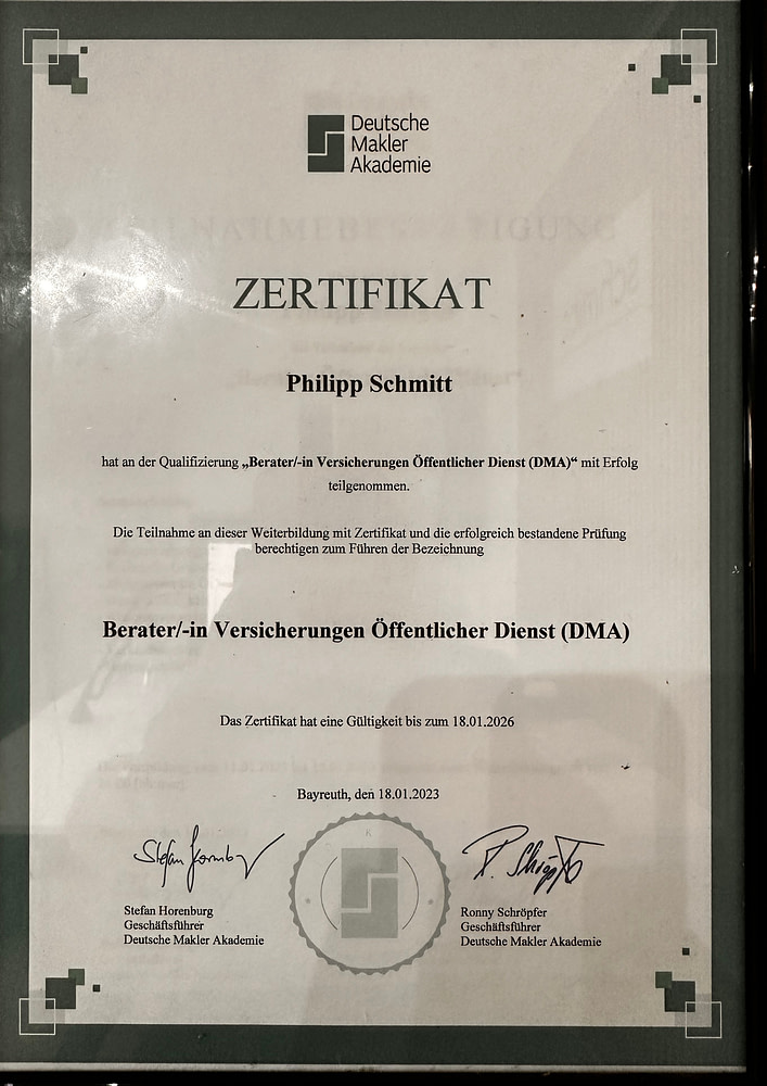 Berater Versicherungen Öffentlicher Dienst